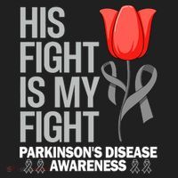 ParkinsonS Disease Awareness April Month Red Tulip Golf Towel thumb 3