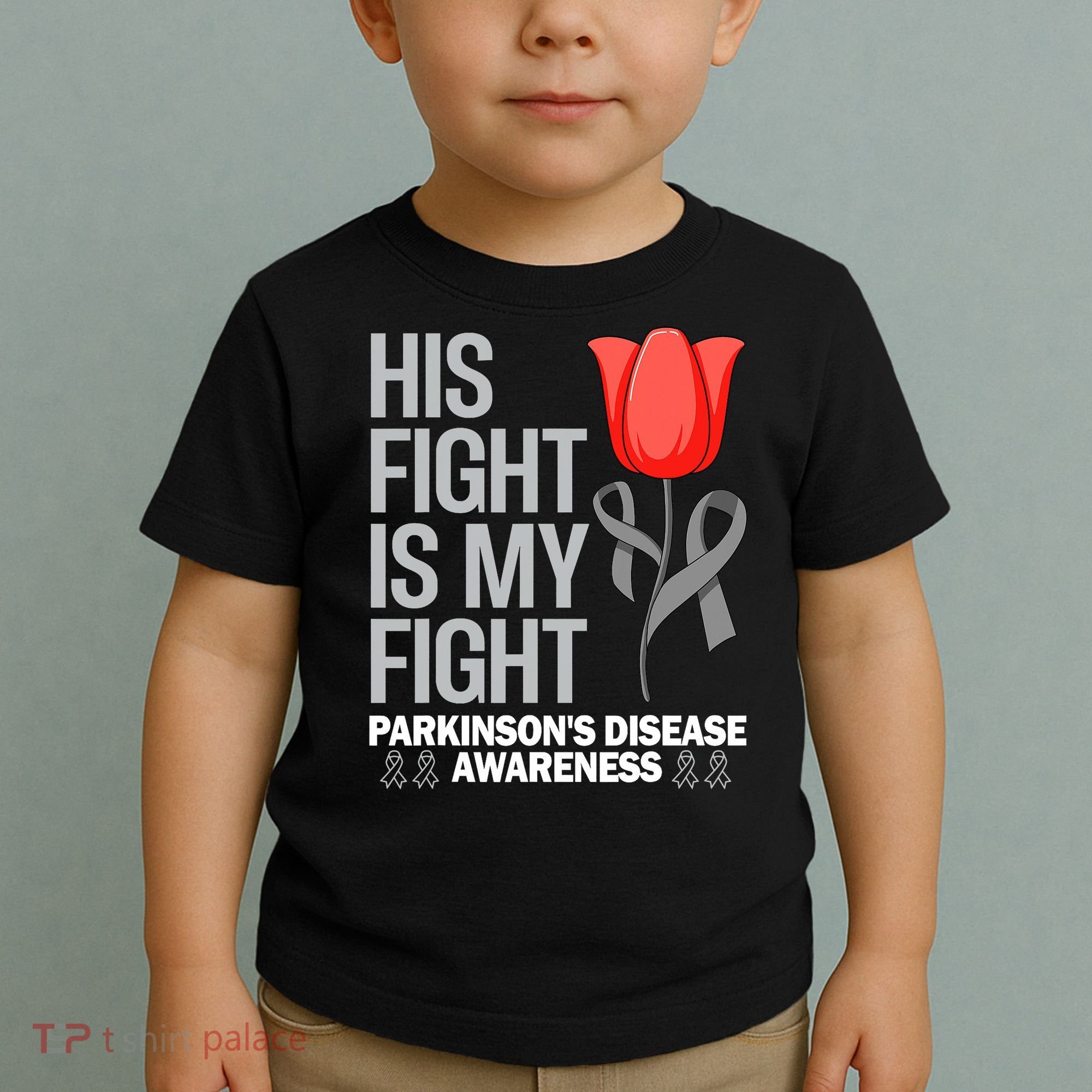 ParkinsonS Disease Awareness April Month Red Tulip Toddler T-Shirt
