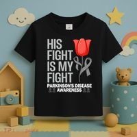 ParkinsonS Disease Awareness April Month Red Tulip Toddler T-Shirt thumb 3