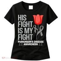 ParkinsonS Disease Awareness April Month Red Tulip Women's T-Shirt thumb 0
