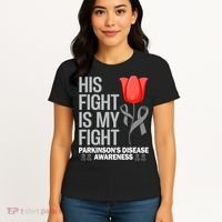 ParkinsonS Disease Awareness April Month Red Tulip Women's T-Shirt thumb 4
