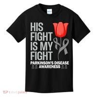 ParkinsonS Disease Awareness April Month Red Tulip Kids T-Shirt thumb 0