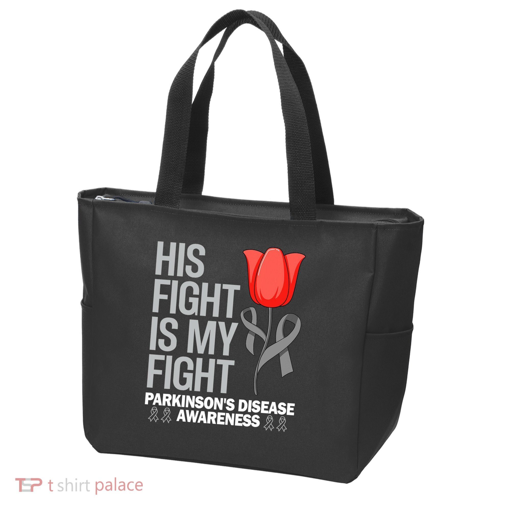 ParkinsonS Disease Awareness April Month Red Tulip Tote Bag