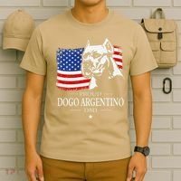 Proud Dogo Argentino Dad American Flag Patriotic Dog T-Shirt thumb 6
