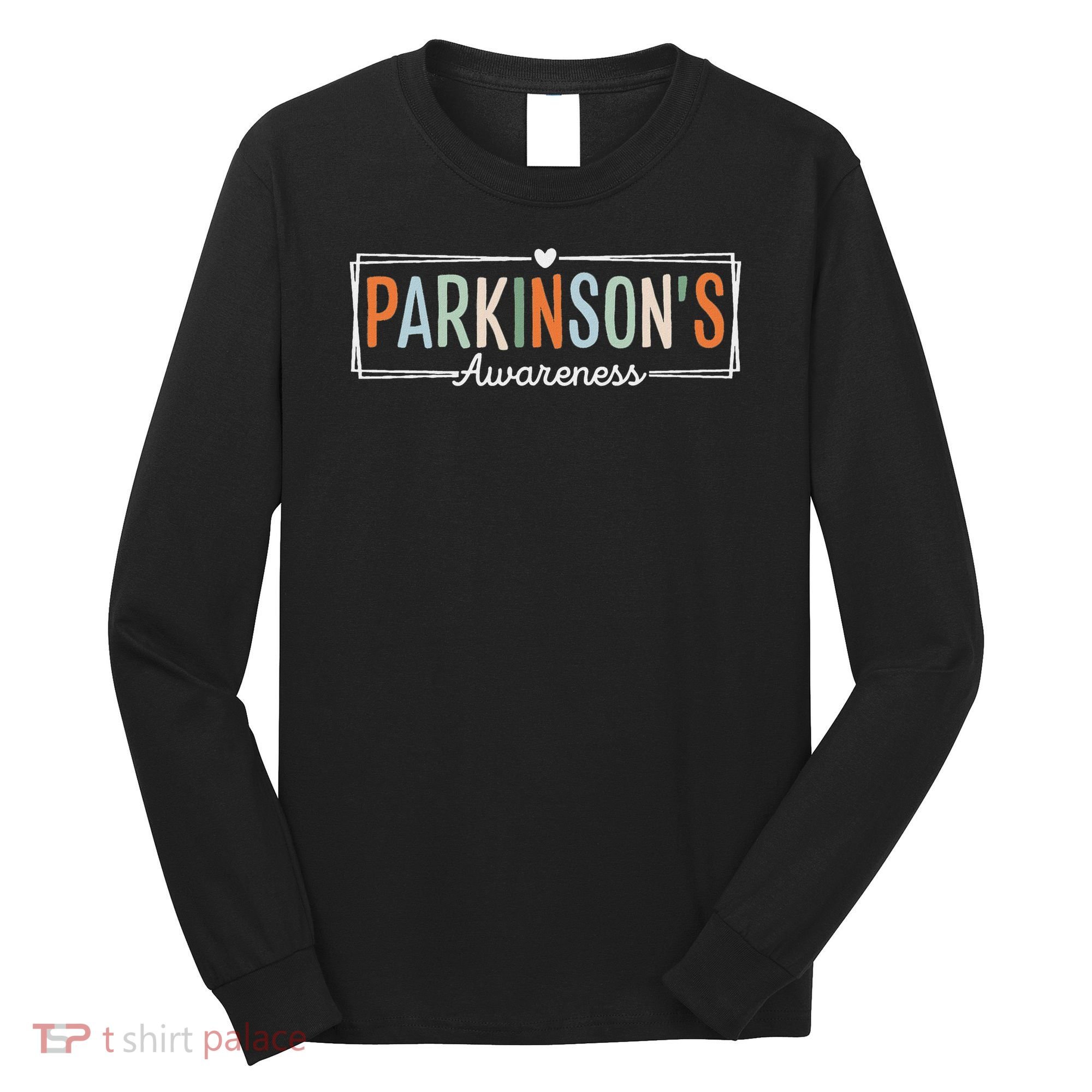 Parkinsons Disease Awareness Parkinson's Warrior Support Long Sleeve Shirt