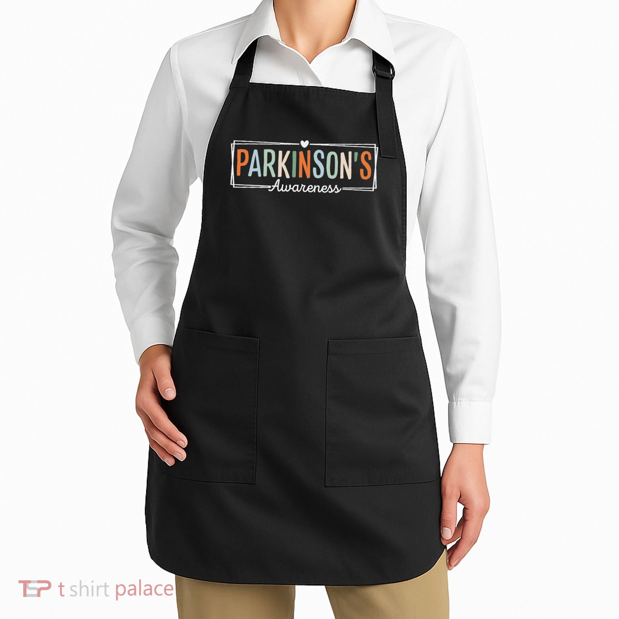 Parkinsons Disease Awareness Parkinson's Warrior Support Apron