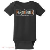 Parkinsons Disease Awareness Parkinson's Warrior Support Baby Bodysuit thumb 0