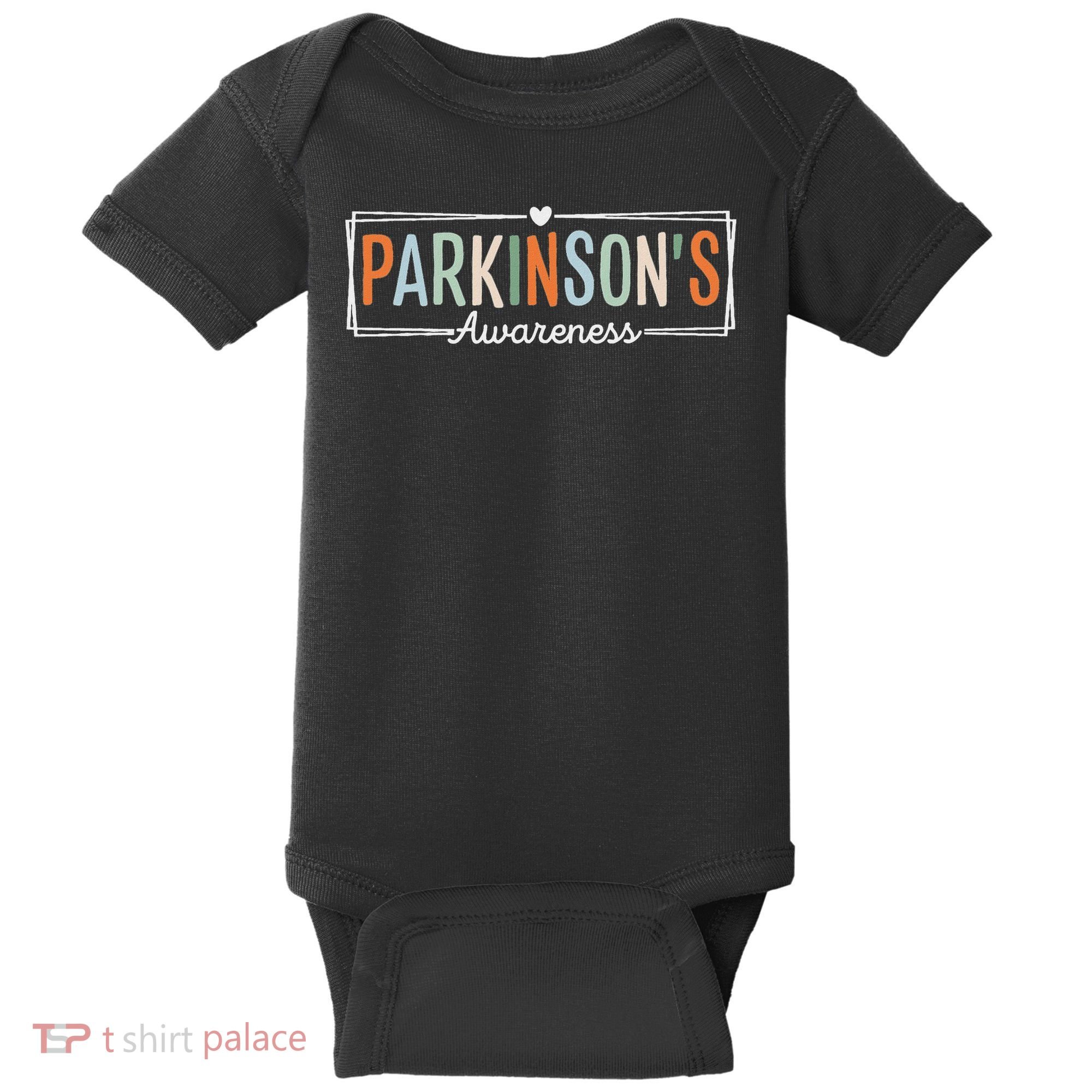 Parkinsons Disease Awareness Parkinson's Warrior Support Baby Bodysuit