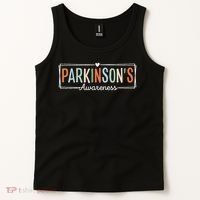 Parkinsons Disease Awareness Parkinson's Warrior Support Tank Top thumb 2