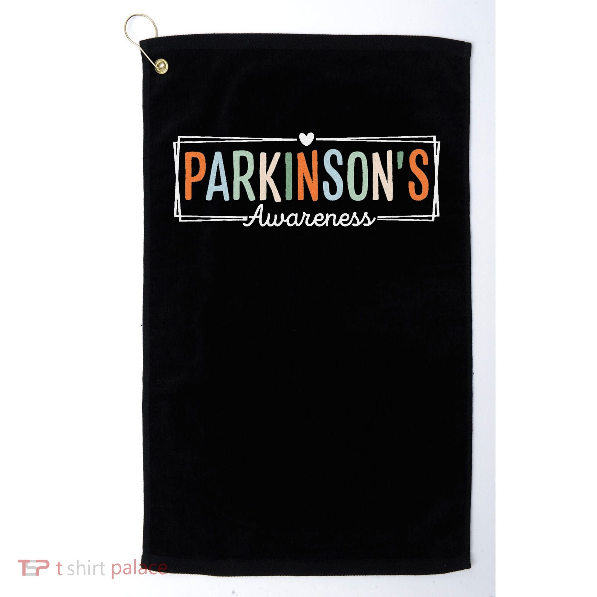 Parkinsons Disease Awareness Parkinson's Warrior Support Golf Towel
