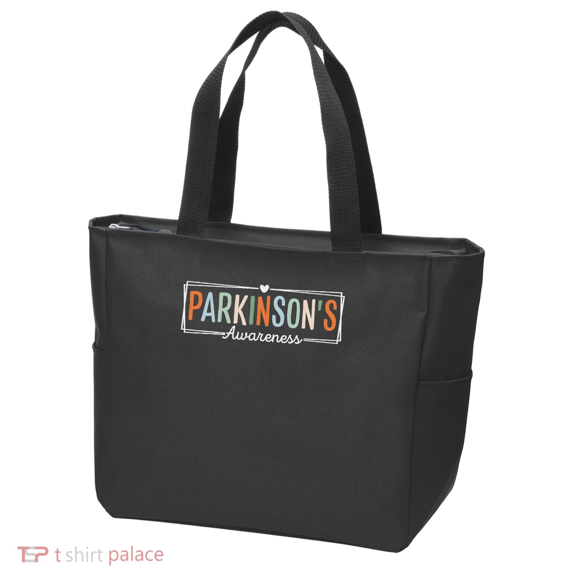 Parkinsons Disease Awareness Parkinson's Warrior Support Tote Bag