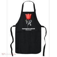ParkinsonS Disease Awareness April Month Red Tulip Apron thumb 0