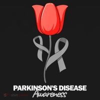 ParkinsonS Disease Awareness April Month Red Tulip Women's Hoodie thumb 2