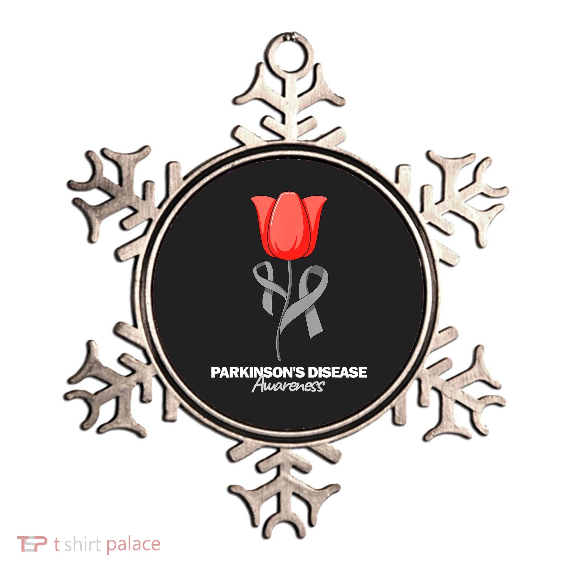 ParkinsonS Disease Awareness April Month Red Tulip Ornament