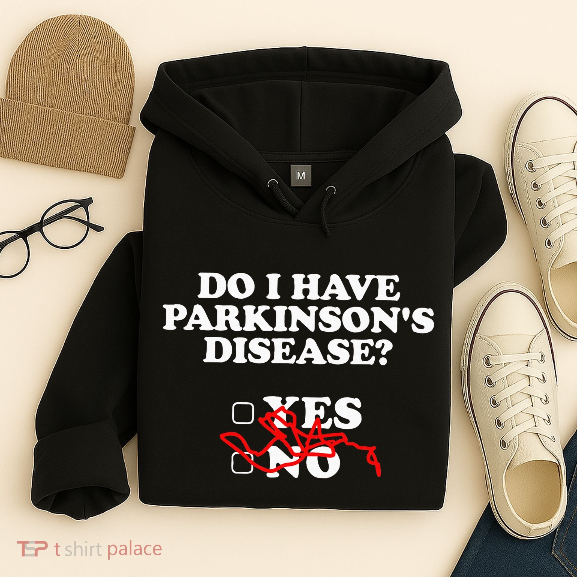 Parkinsons Disease Awareness Yes No Warrior Survivor Hoodie