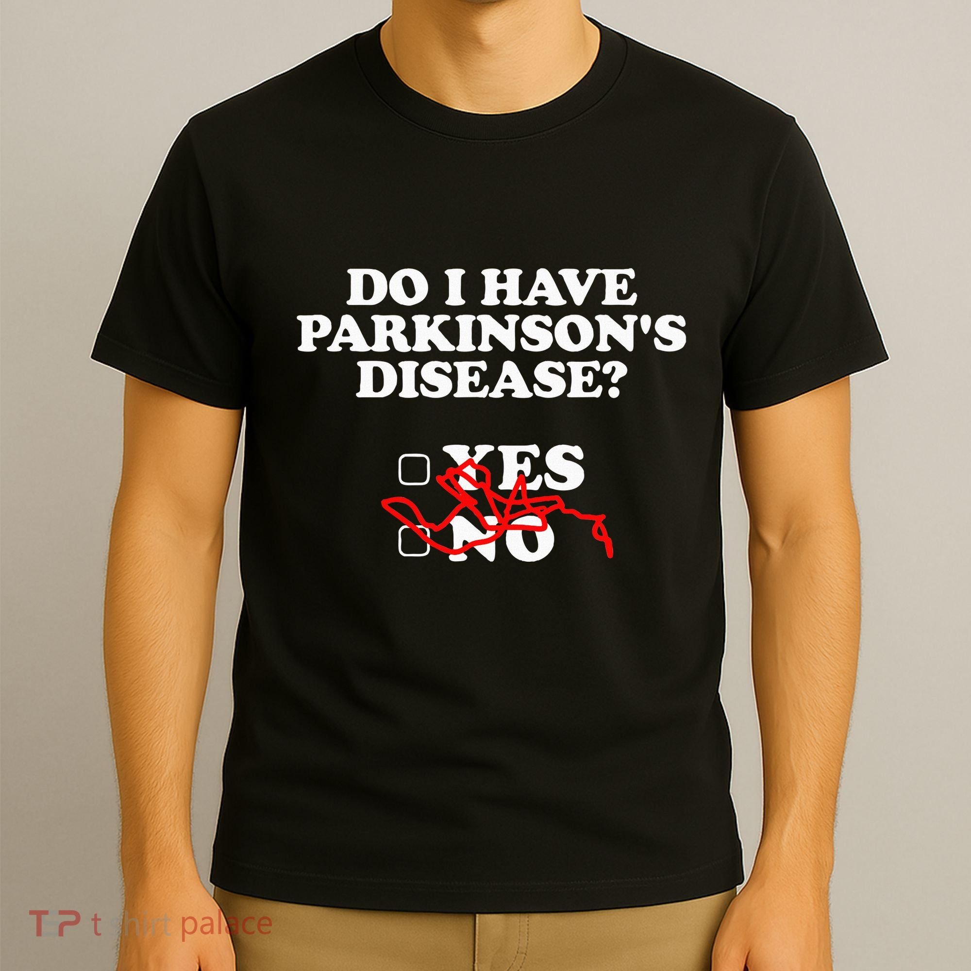 Parkinsons Disease Awareness Yes No Warrior Survivor T-Shirt