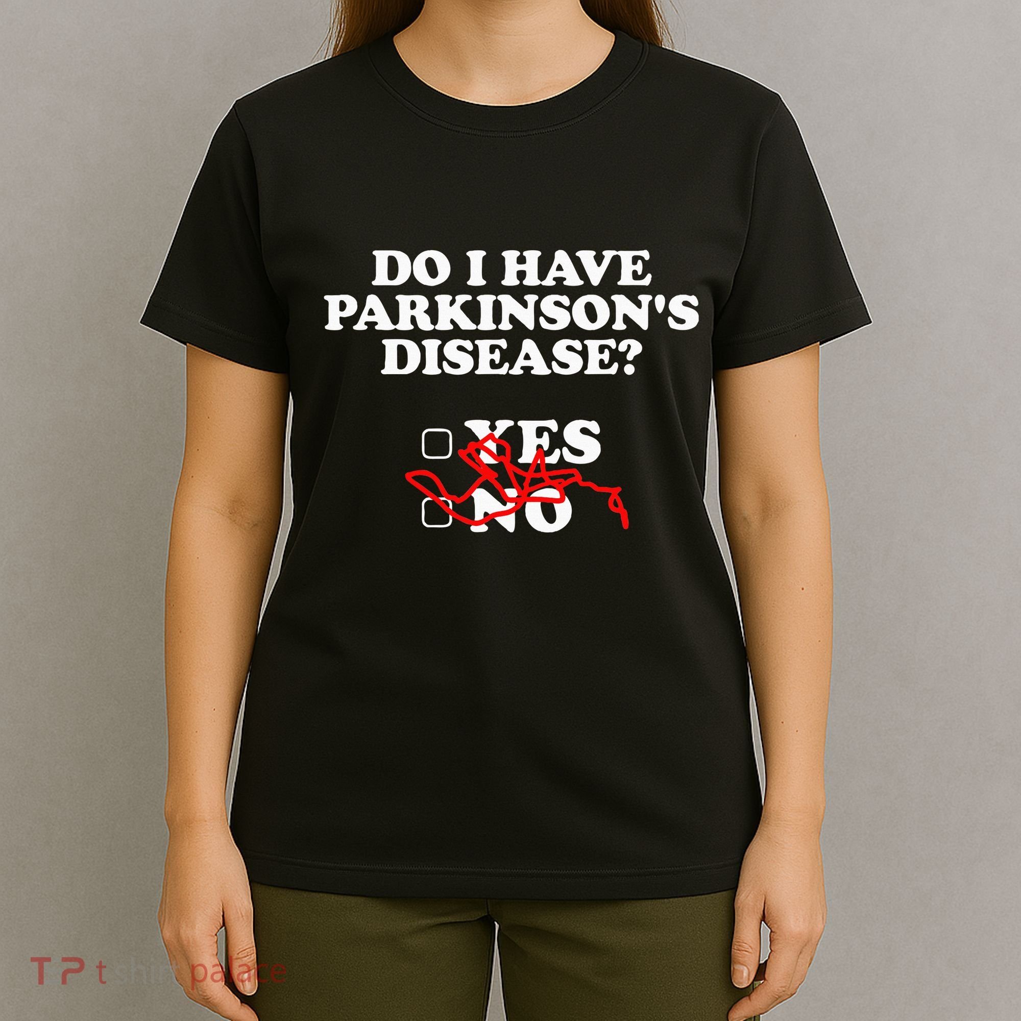 Parkinsons Disease Awareness Yes No Warrior Survivor T-Shirt