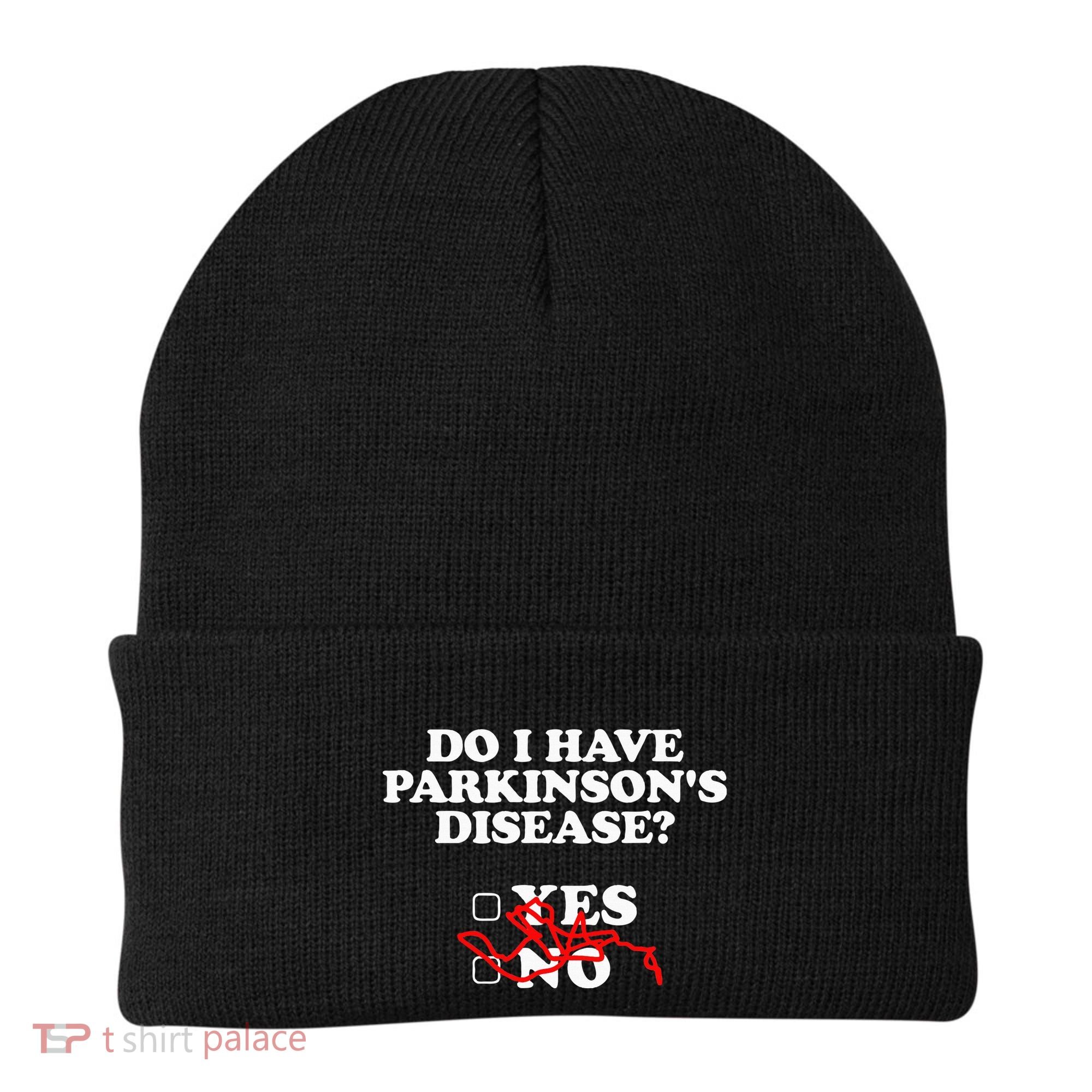 Parkinsons Disease Awareness Yes No Warrior Survivor Beanie