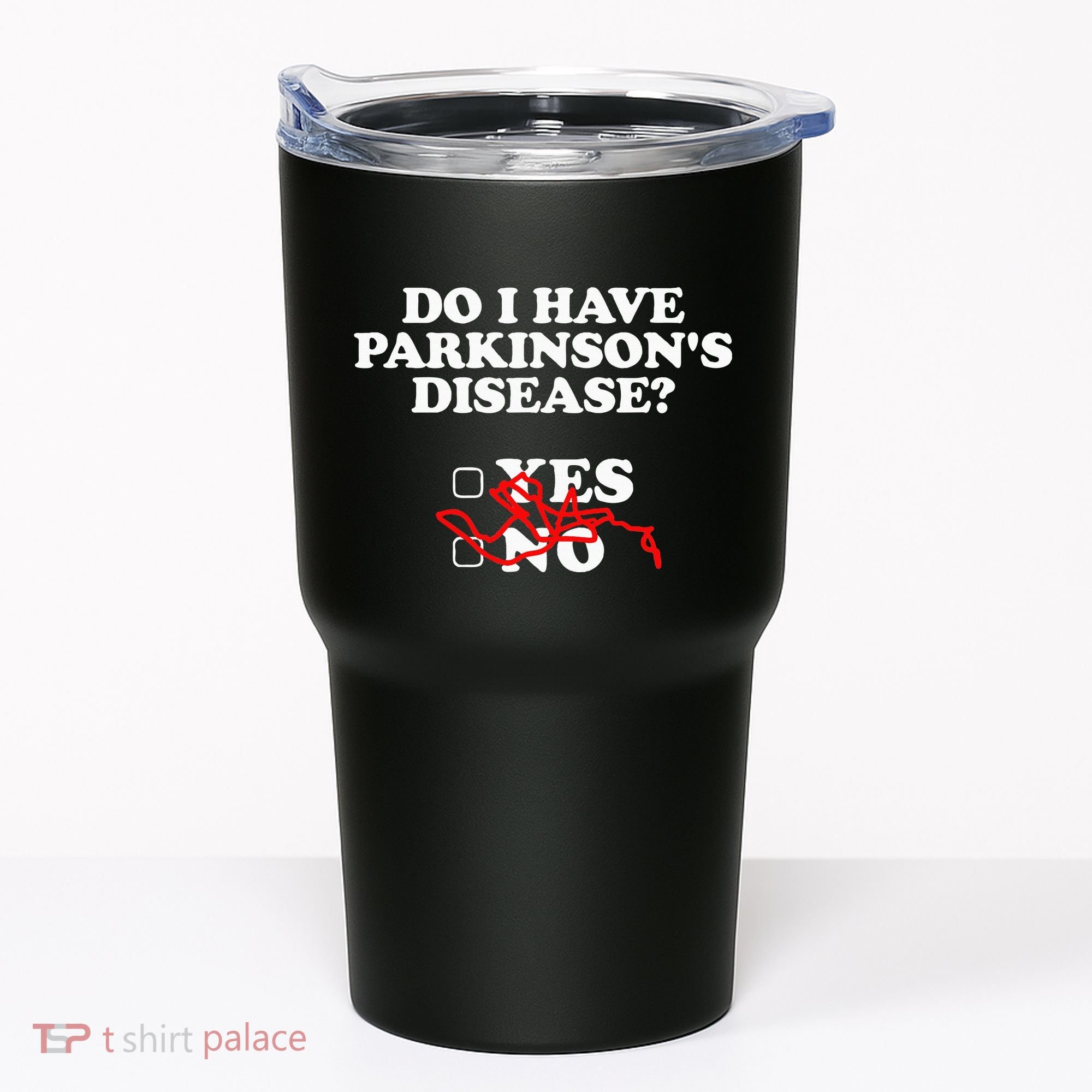 Parkinsons Disease Awareness Yes No Warrior Survivor Tumbler