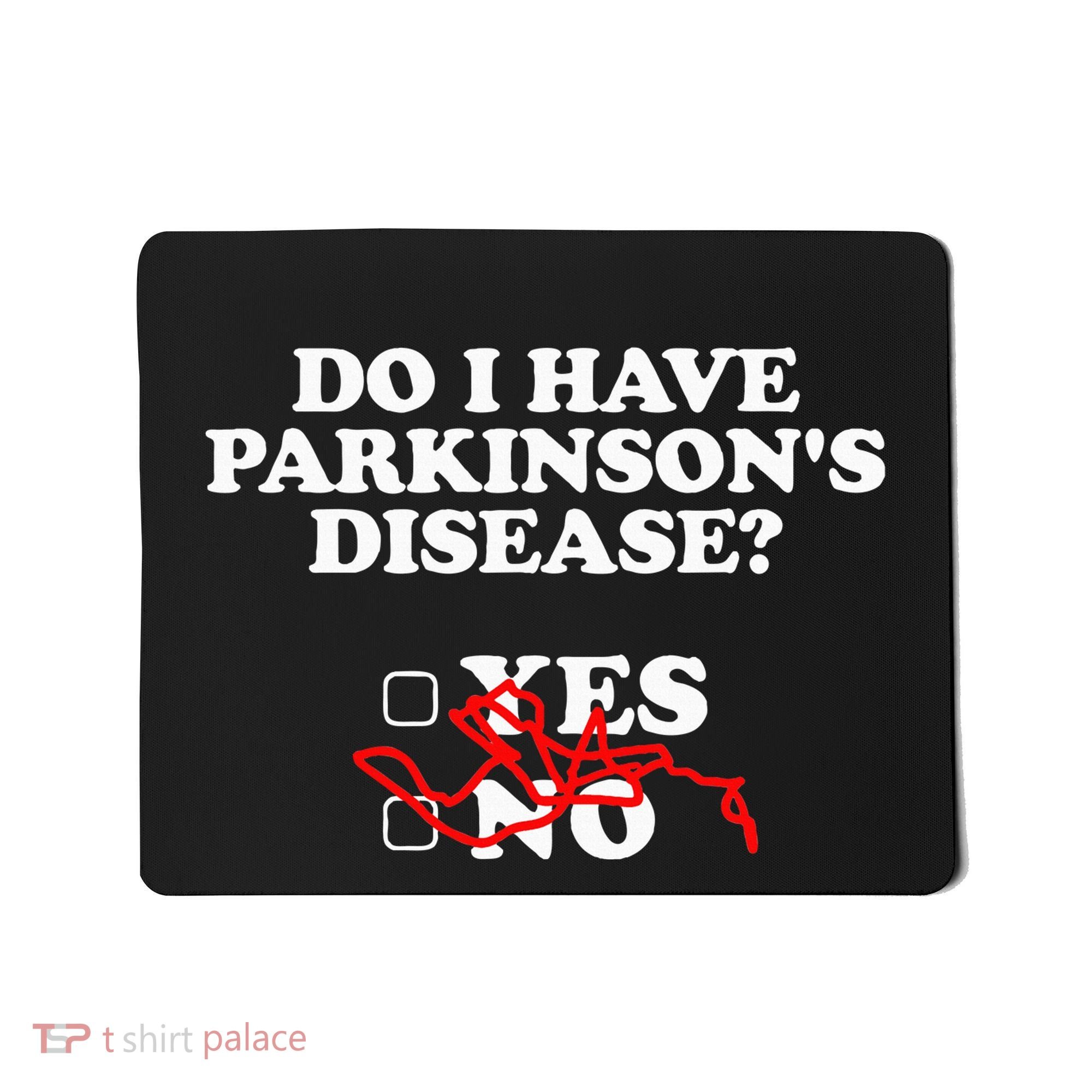 Parkinsons Disease Awareness Yes No Warrior Survivor Mousepad