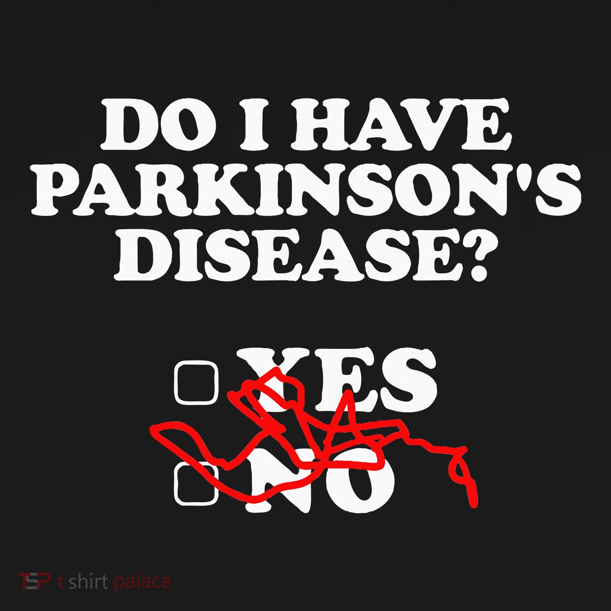 Parkinsons Disease Awareness Yes No Warrior Survivor Mousepad