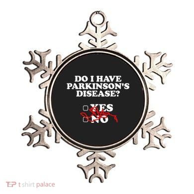 Parkinsons Disease Awareness Yes No Warrior Survivor Ornament