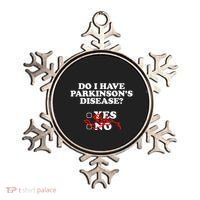 Parkinsons Disease Awareness Yes No Warrior Survivor Ornament thumb 0