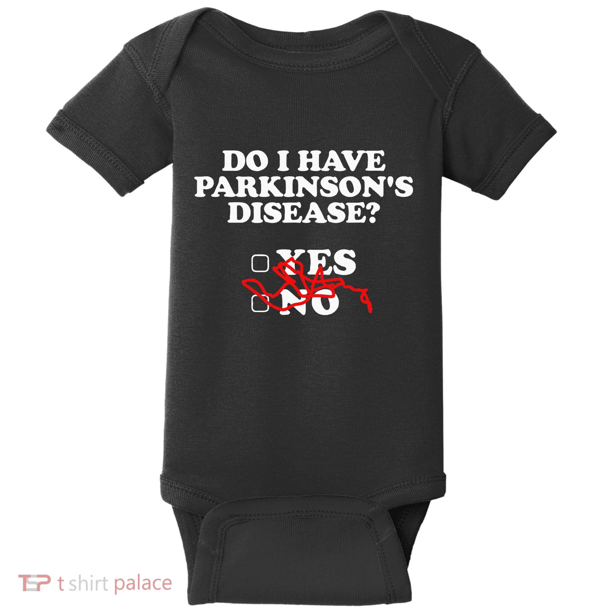Parkinsons Disease Awareness Yes No Warrior Survivor Baby Bodysuit