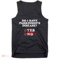Parkinsons Disease Awareness Yes No Warrior Survivor Tank Top thumb 0