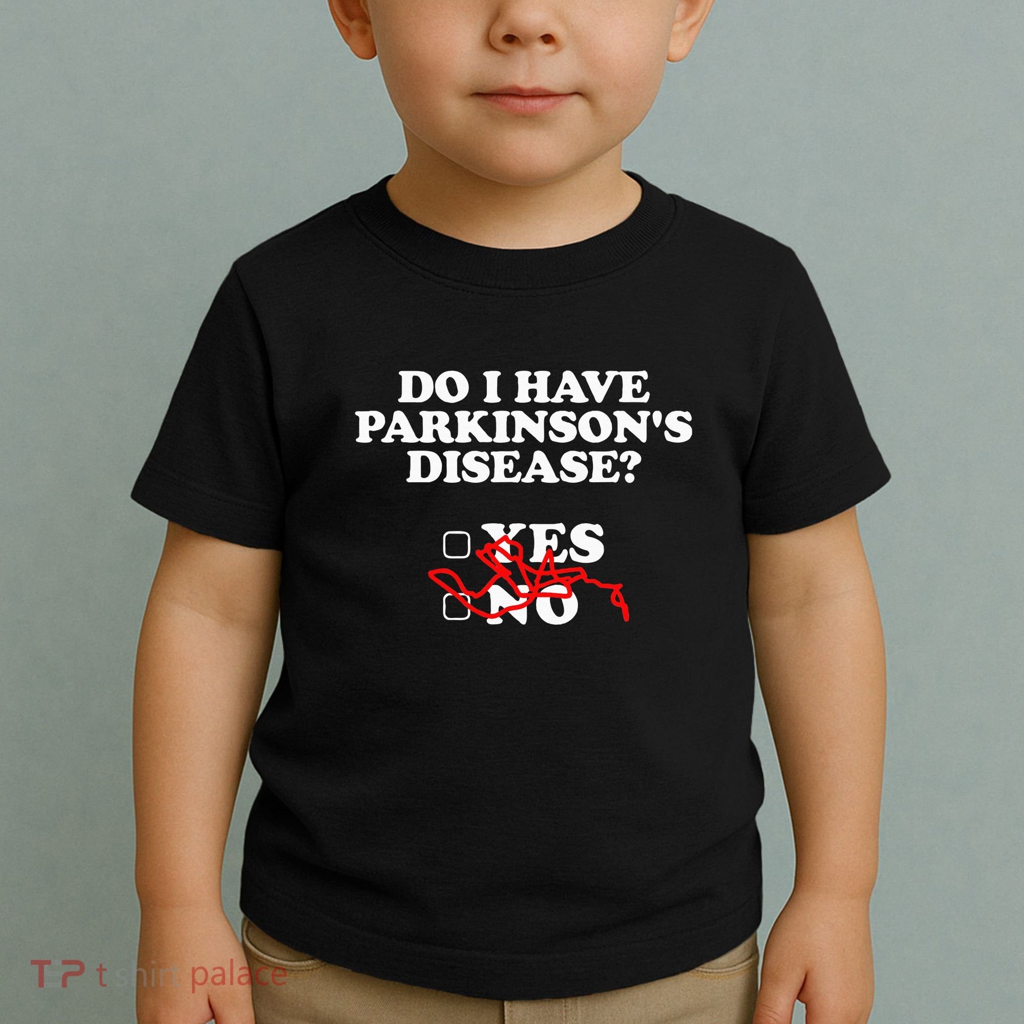 Parkinsons Disease Awareness Yes No Warrior Survivor Toddler T-Shirt
