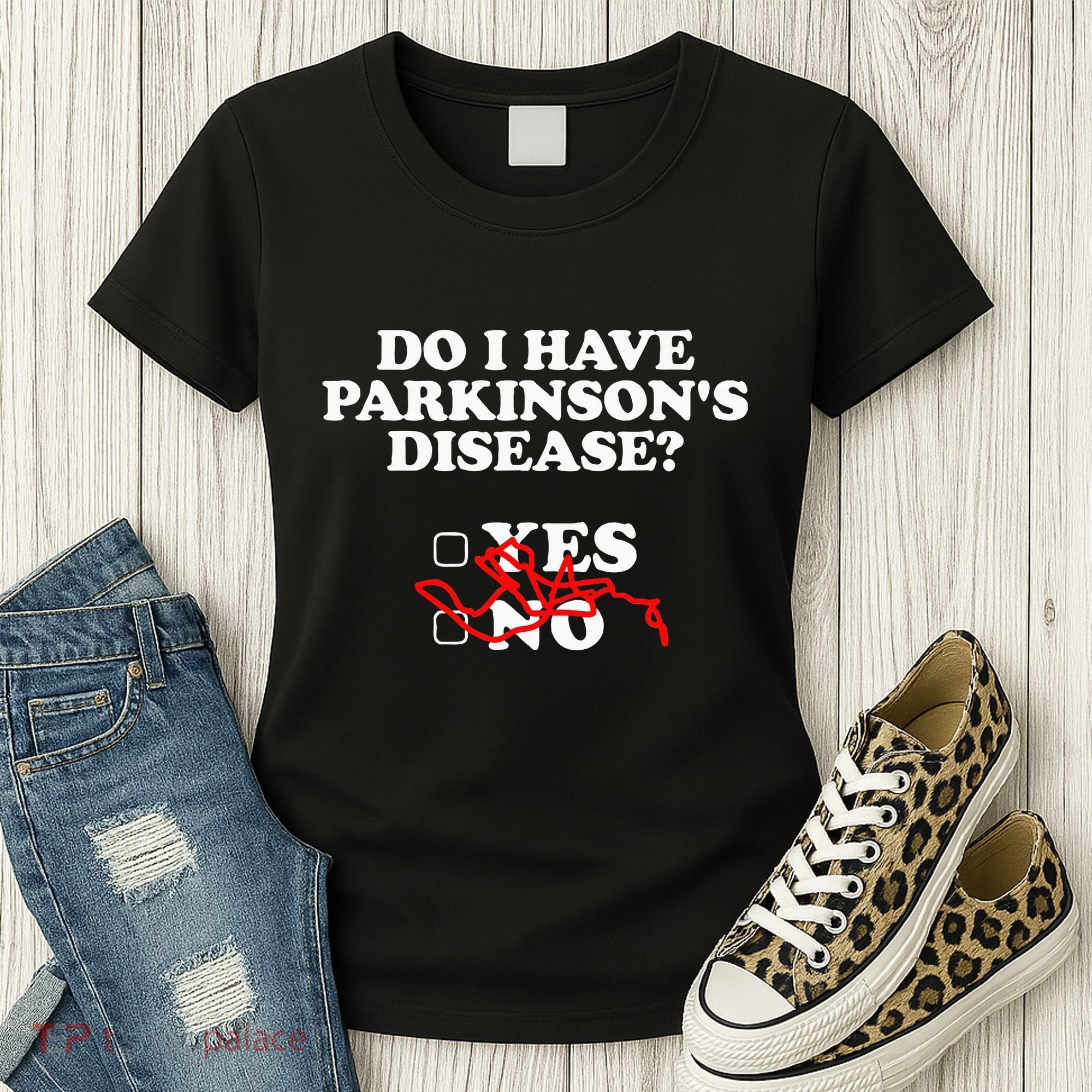 Parkinsons Disease Awareness Yes No Warrior Survivor Women's T-Shirt