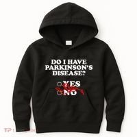 Parkinsons Disease Awareness Yes No Warrior Survivor Kids Hoodie thumb 0