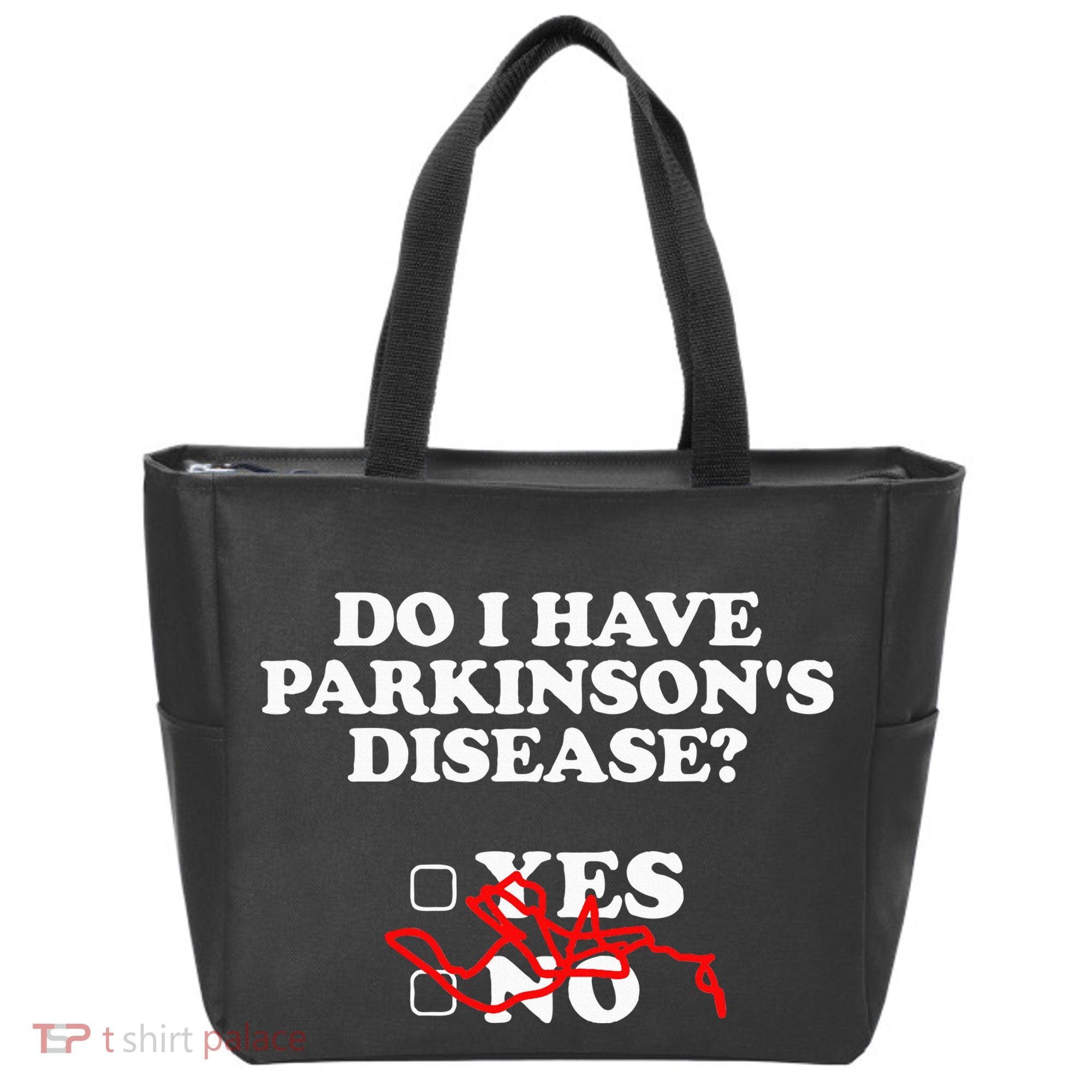 Parkinsons Disease Awareness Yes No Warrior Survivor Tote Bag