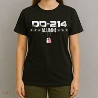 Patriotic DD214 Alumni Dogtag T Military T-Shirt thumb 4