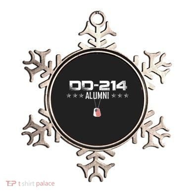 Patriotic DD214 Alumni Dogtag T Military Ornament