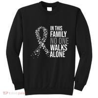 ParkinsonS Disease Awareness In This Family No One Walks Alone Sweatshirt thumb 0