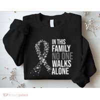 ParkinsonS Disease Awareness In This Family No One Walks Alone Sweatshirt thumb 2