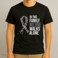 ParkinsonS Disease Awareness In This Family No One Walks Alone T-Shirt thumb 3