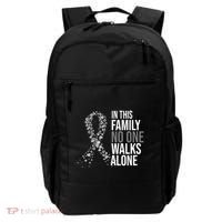 ParkinsonS Disease Awareness In This Family No One Walks Alone Backpack thumb 0