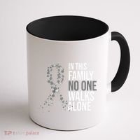 ParkinsonS Disease Awareness In This Family No One Walks Alone Coffee Mug thumb 1