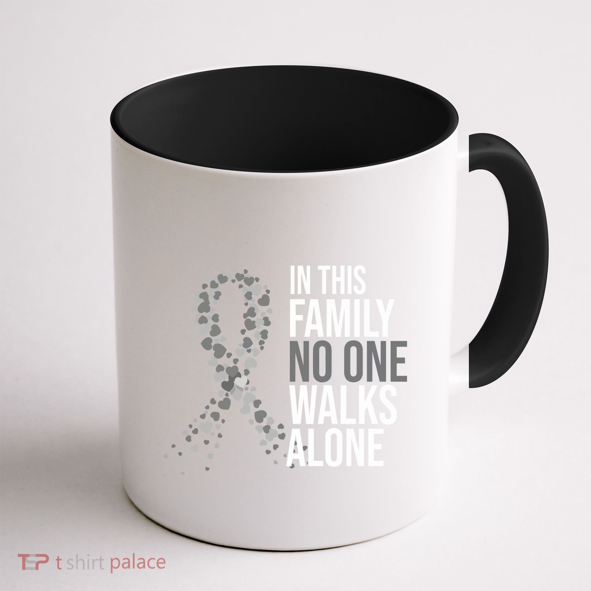 ParkinsonS Disease Awareness In This Family No One Walks Alone Coffee Mug