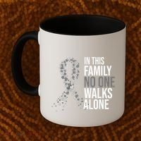 ParkinsonS Disease Awareness In This Family No One Walks Alone Coffee Mug thumb 2