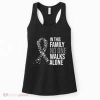 ParkinsonS Disease Awareness In This Family No One Walks Alone Women's Tank Top thumb 0