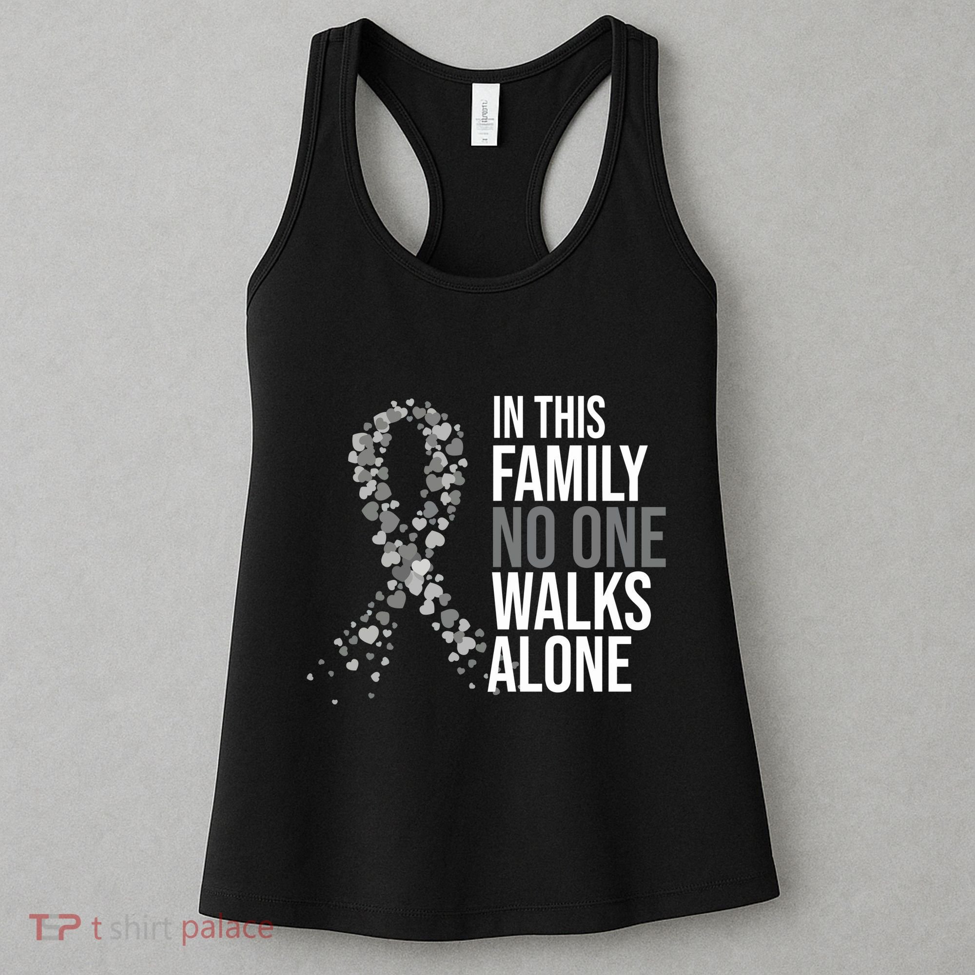 ParkinsonS Disease Awareness In This Family No One Walks Alone Women's Tank Top
