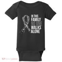 ParkinsonS Disease Awareness In This Family No One Walks Alone Baby Bodysuit thumb 0
