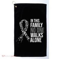 ParkinsonS Disease Awareness In This Family No One Walks Alone Golf Towel thumb 0