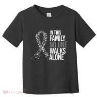 ParkinsonS Disease Awareness In This Family No One Walks Alone Toddler T-Shirt thumb 0