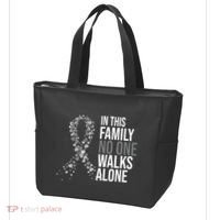 ParkinsonS Disease Awareness In This Family No One Walks Alone Tote Bag thumb 3