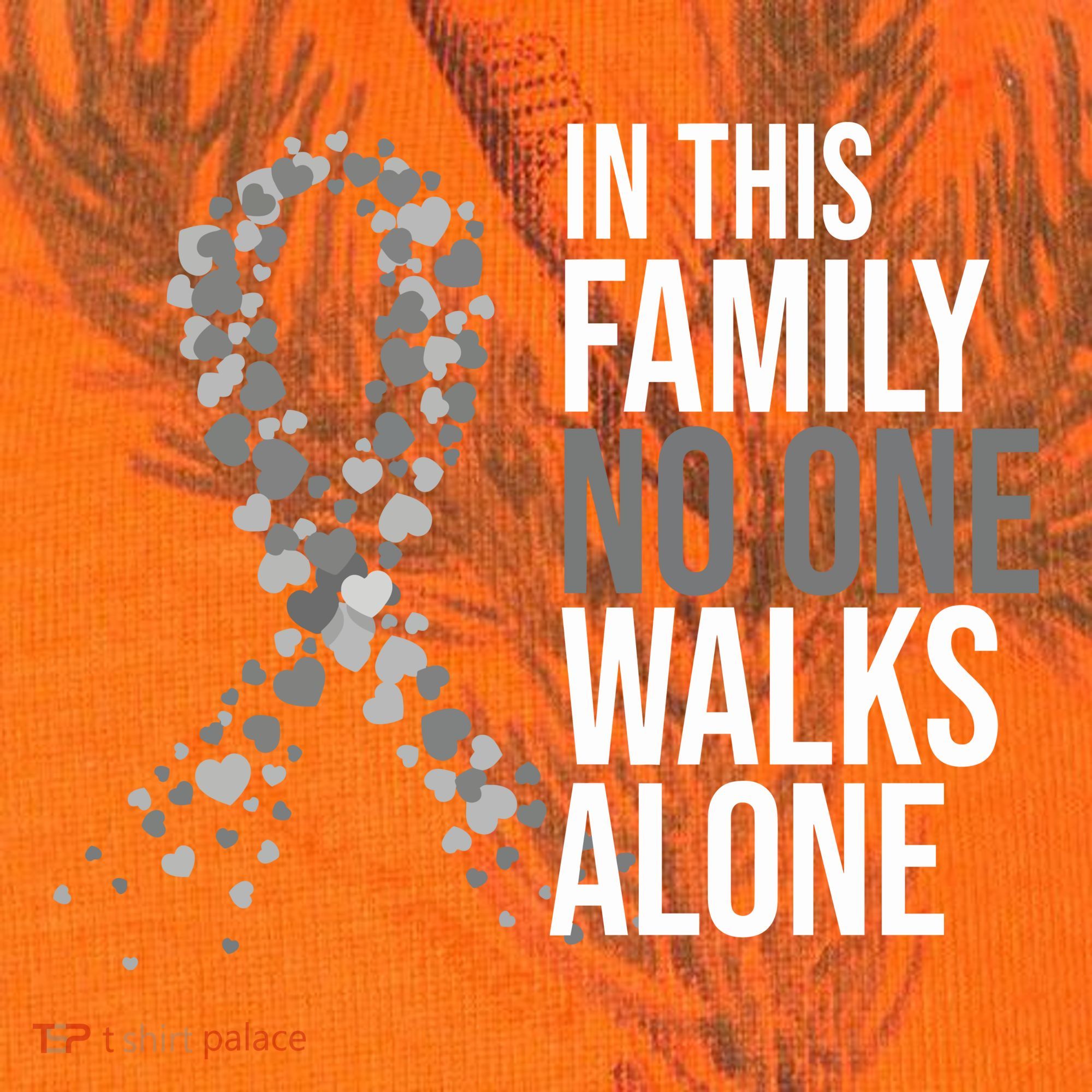 ParkinsonS Disease Awareness In This Family No One Walks Alone Kati Licensed 12" Camo Cuffed Beanie