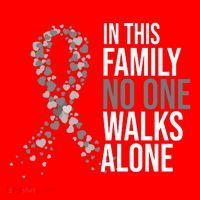ParkinsonS Disease Awareness In This Family No One Walks Alone Santa Hat thumb 1